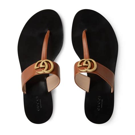 gucci web and leather thong sandal|Gucci thong sandals sale.